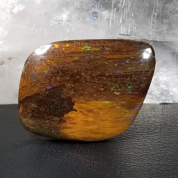 Stellar Australian Koroit Opal * 25.41 x 19.06 x 4.61mm * flashy boulder opal - Picture 8 of 17